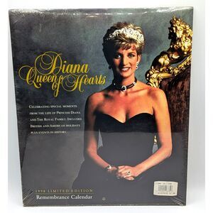 VTG Princess Diana Queen of Hearts 1998 Lim Edition Remembrance Calendar Sealed